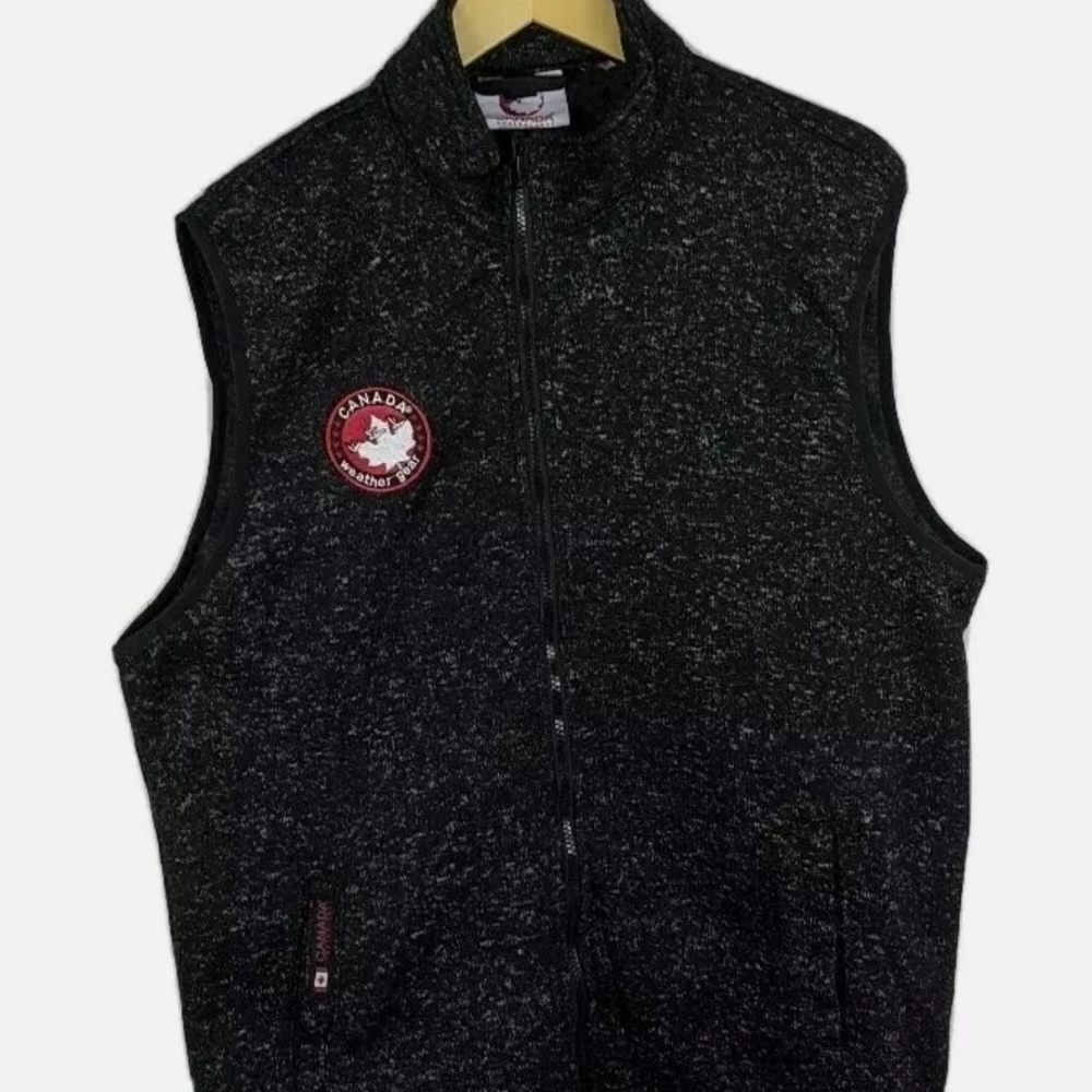 Canada Weather Gear Mens Charcoal Vest sz Large